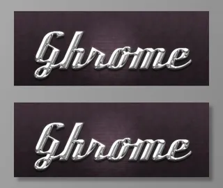 金属质感立体字样机图片