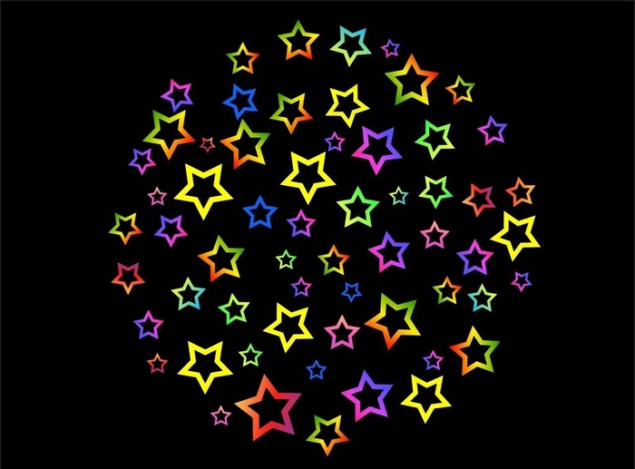 星星  彩色星星图片