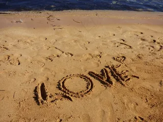 爱情，海滩，大海，沙滩，户外