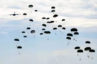 费耶特维尔，北卡罗来纳州，天空，云，跳伞