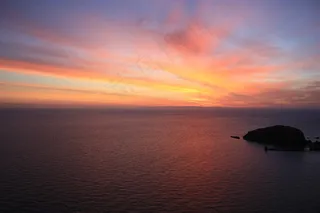 天空,海洋,湖泊,台式电脑,海上日出