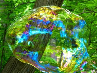 肥皂泡，飞行，失重，微光，漂浮，通风