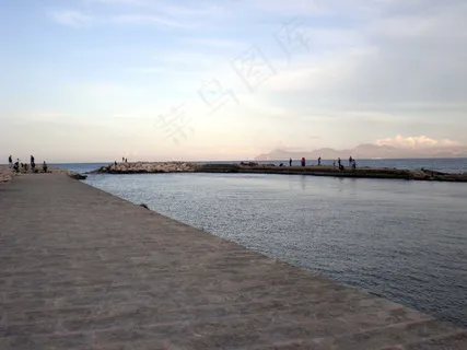 海,Alcudia,假期,日落,水,波 海,Alcudia,假期,日落,水,波