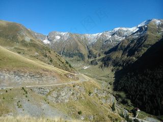 Transfagarasan，道路，谷，意见，全景图，罗马尼亚