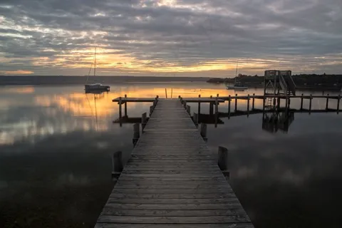 阿默湖,日落,巴伐利亚,浪漫,晚上 阿默湖,日落,巴伐利亚,浪漫,晚上