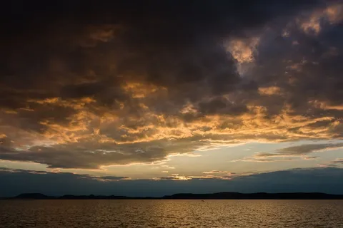 巴拉顿湖,湖,水,景观,夏天,云 巴拉顿湖,湖,水,景观,夏天,云