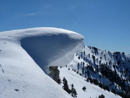 雪檐,雪,冷,冬天,白色,蓝色,山 雪檐,雪,冷,冬天,白色,蓝色,山
