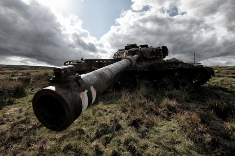 坦克，军事，战争，废弃，被遗弃，衰变