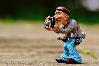 摄影师，照片，游客，相机，搞笑