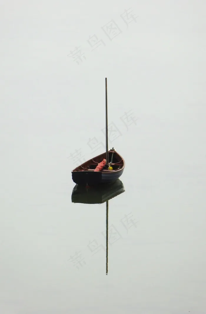 小船，湖泊风景，反射，水机，平静，宁静，宁静