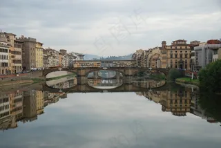 意大利，佛罗伦萨，镇，韦奇奥桥，桥，河