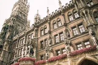 建筑,居民楼,地毯,街道,中式传统建筑,慕尼黑市政厅