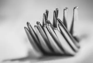 叉子，银器，餐厅，吃，大量，午餐，晚餐