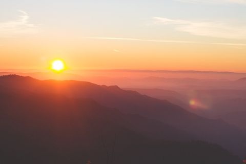 风景,日落,黄昏,山脉,天空 风景,日落,黄昏,山脉,天空