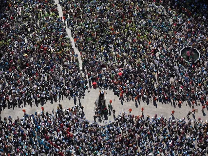 人，人群，集合，人，集团，乌尔姆