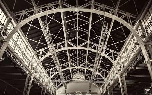 建筑，建筑，工业，城市，室内