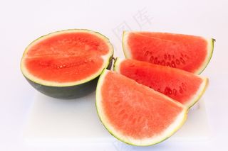 西瓜，甜瓜，多汁，水果，食品，美味，吃