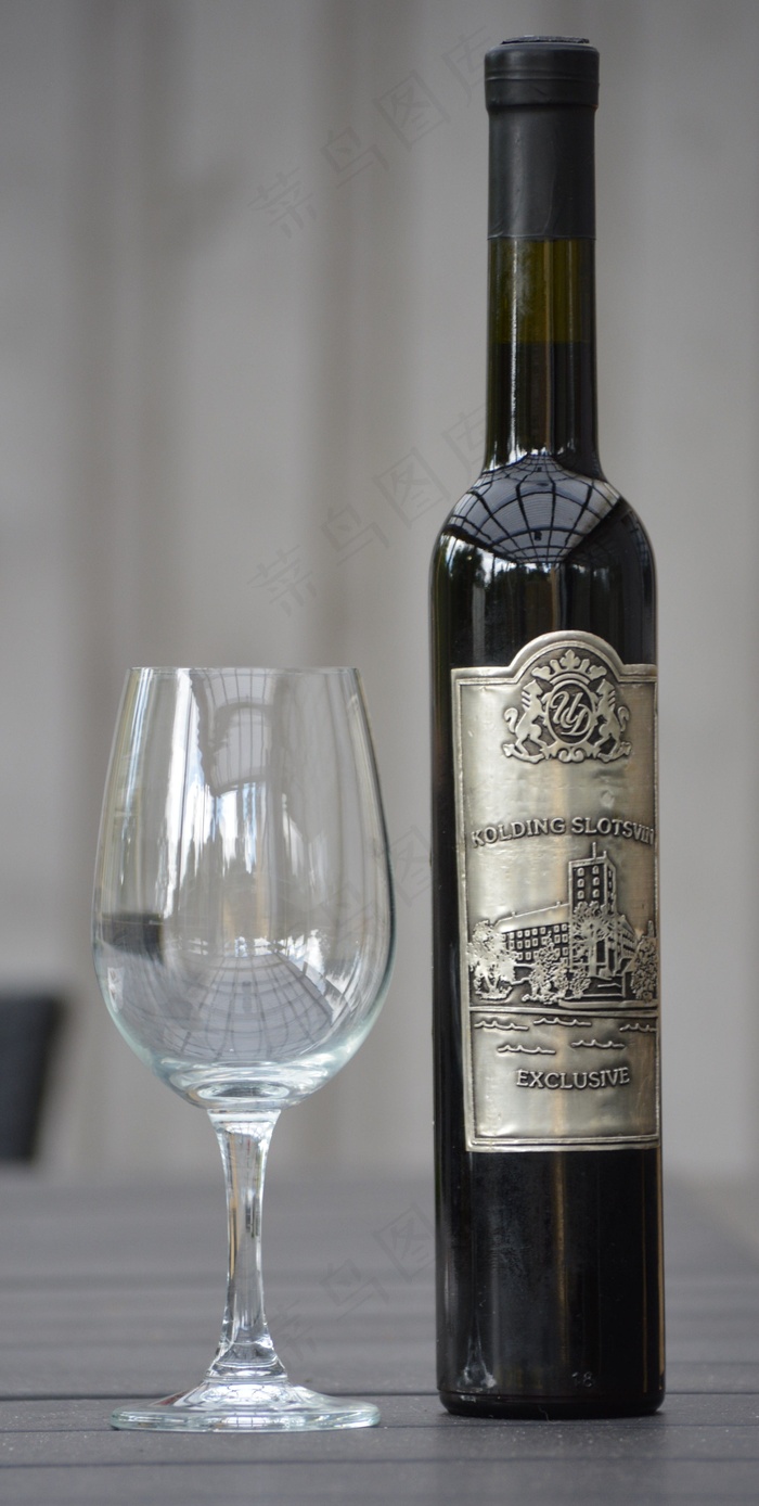 玻璃，红酒，Koldinghus周年