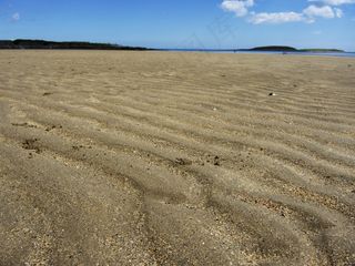 退潮，海滩，爱尔兰，礁，爱尔兰海