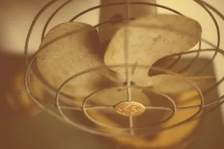 风扇，通风机，气流，冷却，金属，旧，年份