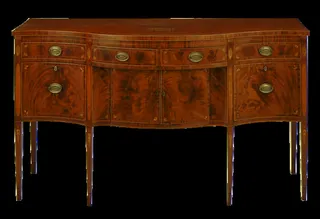 古董餐具柜，古董家具，餐具柜，木材