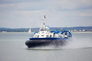 气垫船，Acv，怀特岛，客运