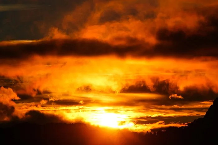 自然，日出，姓氏，风景，天气，太阳