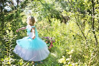 公主，漂亮，小女孩，女孩，连衣裙，年轻