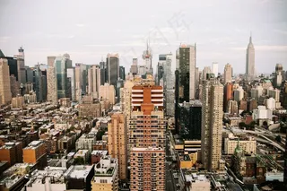 纽约，曼哈顿，城市，视图，建筑物