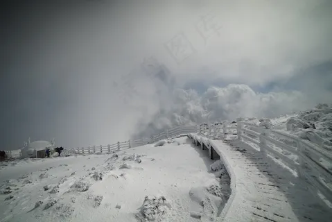 山,顶部,汉拿,雪,景观,冬季 山,顶部,汉拿,雪,景观,冬季