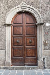 门，输入，木材，房屋入口，前门