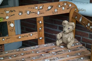 熊，银行，羊，舍芬，坐，羔羊