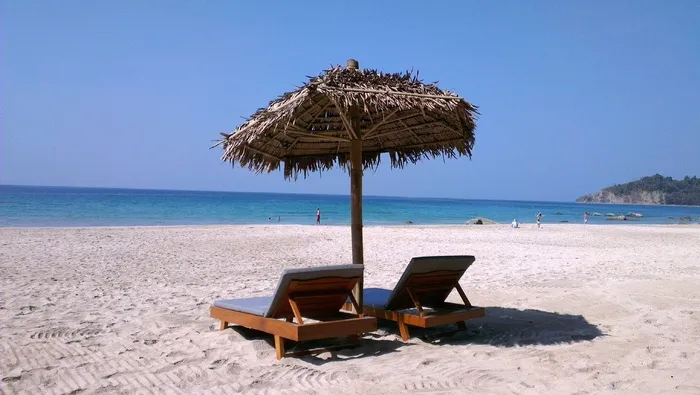 缅甸，孤独，海洋，海，海滩，海景，天空