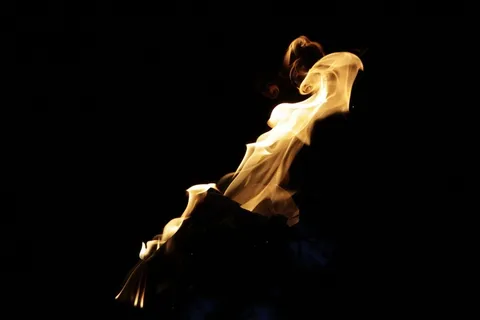 火，夜，火焰，光，能源，燃烧，自然