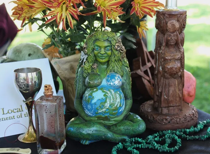 异教的祭坛，女神，祭坛，威卡，科文，神秘