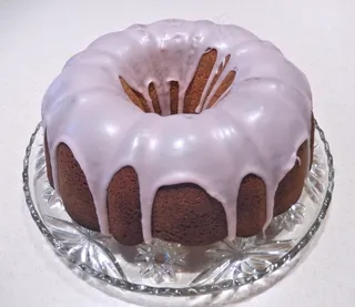 白蛋糕，覆盆子糖衣，糖，水果，食品