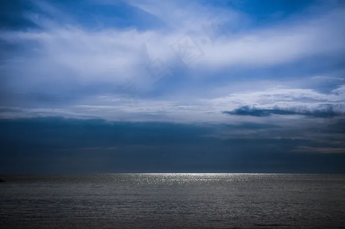 天空，海，云，阳光，自然，海景，光