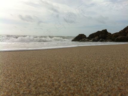 冲浪，海洋，大海，海滩，海景，天空，水，沙
