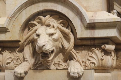 狮子，石头，纪念碑，老，历史，艺术，古代