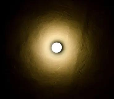 灯，光，结构，圆，墙，黑暗