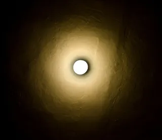 灯，光，结构，圆，墙，黑暗