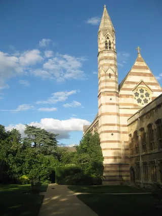 牛津，英格兰，塔，条纹，很好，壮观，老