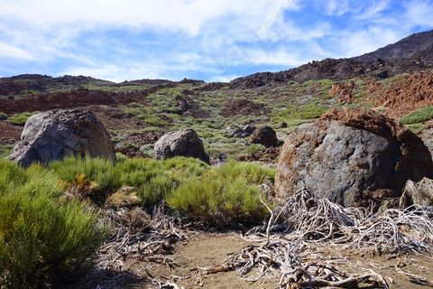 熔岩，岩，玄武岩，径，路径，泰德峰