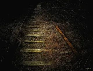 跟踪，Gleise，火车，交通，似乎，铁轨