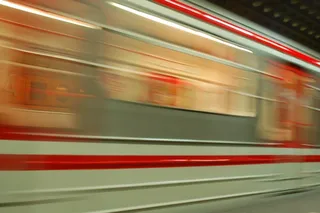 火车，速度，运动，旅行，铁，视角