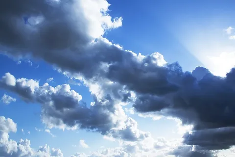 天空，云，太阳能