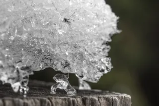 冰，Eiskristalle，艺术，滴灌，冬天，冻结，晶体