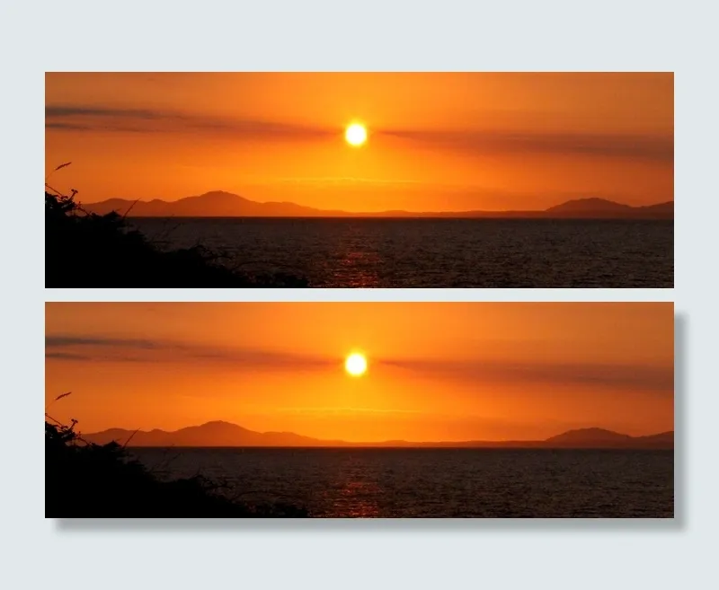 日落，海，海洋，夏天，水，自然，太阳，海滩