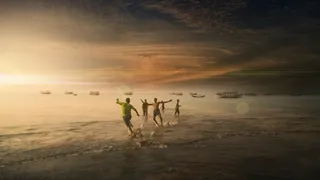 快乐，片刻，山毛榉木，真实，你好，看，海滩