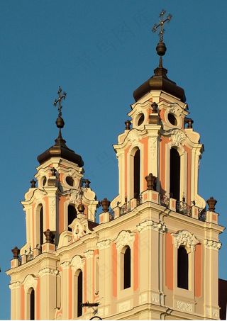 立陶宛，维尔纽斯，圣凯瑟琳教堂，巴洛克